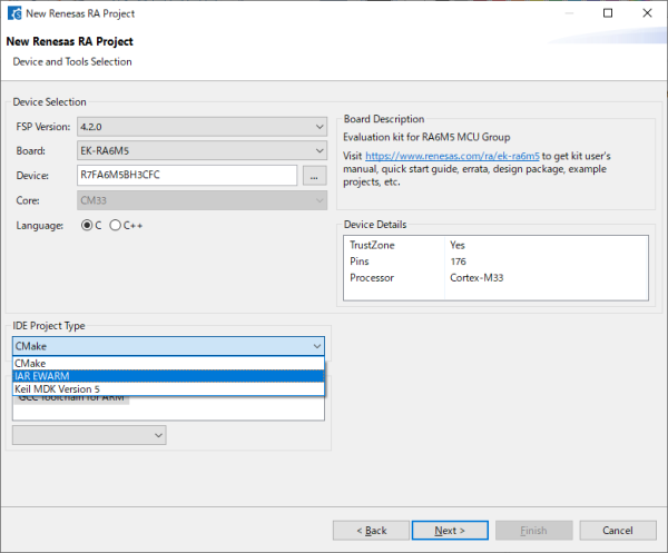 Create EWARM and Keil MDK project