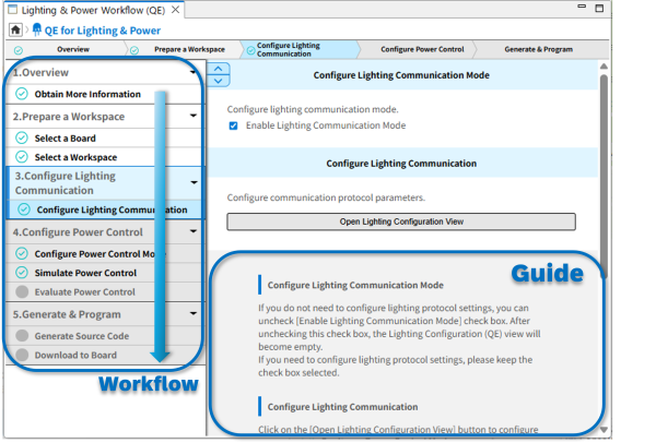 Lighting & Power Workflow