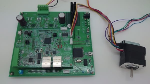 RX72M Group Encoder BLDC motor control using EtherCAT Communication