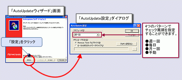 設定変更画面