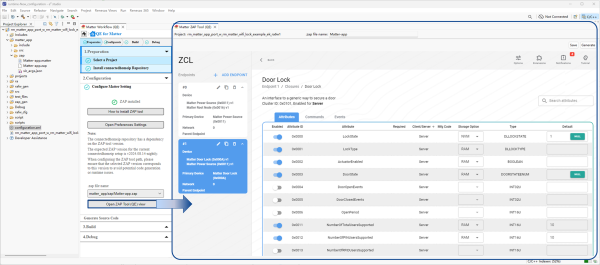 ZCL Advanced Platform–based integrated GUI ZCL Advanced Platform–based integrated GUI