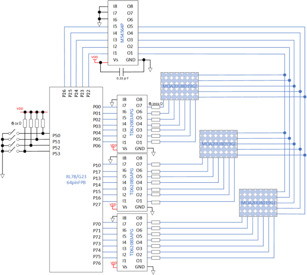 Tetris Game Circuit on a Universal Board