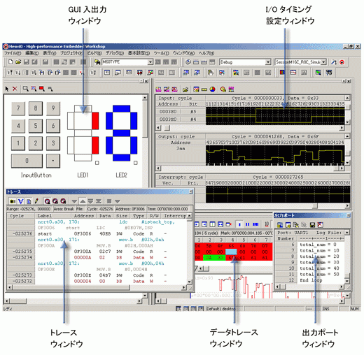 高機能デバッグ機能