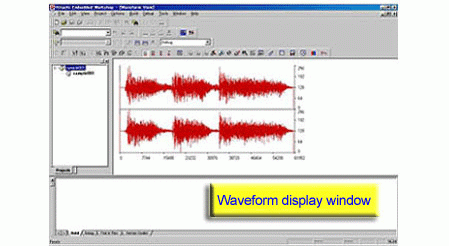 Waveform display window