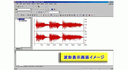波形表示画面イメージ