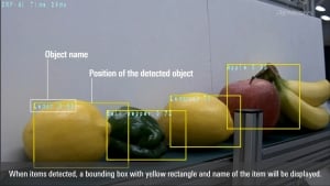RZ/V2M AI Object Detection Demo for Cash Register