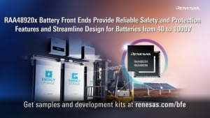 RAA48920x Multi-Cell Battery Front End Family