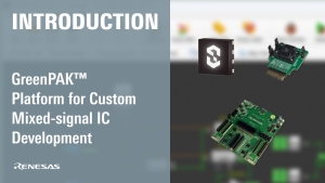 GreenPAK Platform for Custom Mixed-signal IC Development