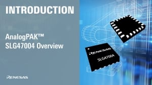 SLG47004 AnalogPAK Overview: Mixed-Signal ASIC with Advanced Analog Features