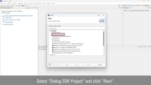 e² studio Quick Start Guide (2/3) - Import SDK10 Project for SmartBond™ Device