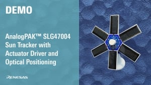 Sun Tracker Demonstration Based on SLG47004 AnalogPAK