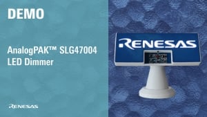LED Dimmer Demonstration Based on SLG47004 AnalogPAK