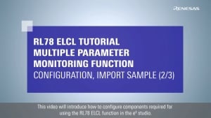 ELCL Multiple Parameter Monitoring Tutorial (2/3) - Configuration, Import Sample