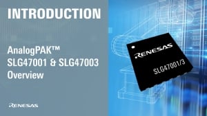 SLG47001 & SLG47003 AnalogPAK Overview