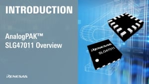 SLG47011 AnalogPAK Programmable Mixed-Signal Matrix Overview