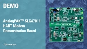 SLG47011 AnalogPAK HART Modem Lab Demonstration