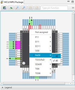 RL78 SC mcu package window