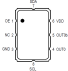 XF - Pin Assignment - 3.2 x 2.5 mm