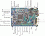 SH7262 CPU Board Top