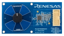 RAA2P3500R0400 4極設計ロータリセンサの上面図。