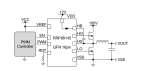 PWM input bridge driver typical application diagram for the RRP68145.