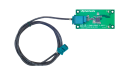Y-COMMON-1000BASE-T1-88Q2112 Ethernet extension board connected to an automotive Ethernet cable and connector assembly.