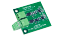 The angle view of the Y-COMMON-10BASE-T1S Ethernet extension board.