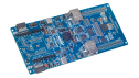 Angled view of EK-RA8T2 board.