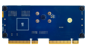 Photo of the bottom of the ForgeFPGA Socket Card #2 board.