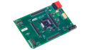 Y-RH850-U2C-144PIN-PB-T1-V1ボードの斜めから見た図