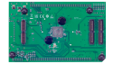 Y-RH850-U2C-404PIN-PB-T1-V1ボードの下面図