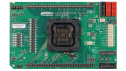 Y-RH850-U2C-404PIN-PB-T1-V1ボードの上面図
