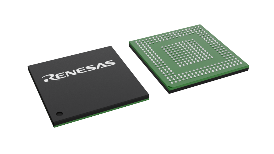 3D illustration featuring top and bottom views of CABGA IC chip package with 304 lead count.