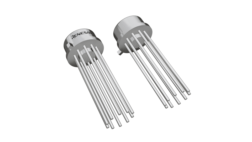 3D illustration featuring top and bottom views of CAN IC chip package with 10 lead count.