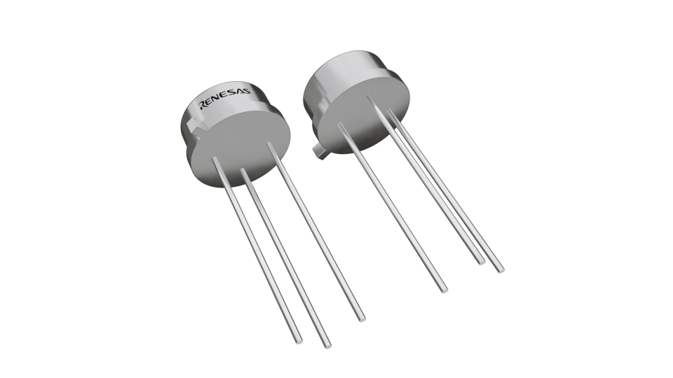 3D illustration featuring top and bottom views of CAN IC chip package with 3 lead count