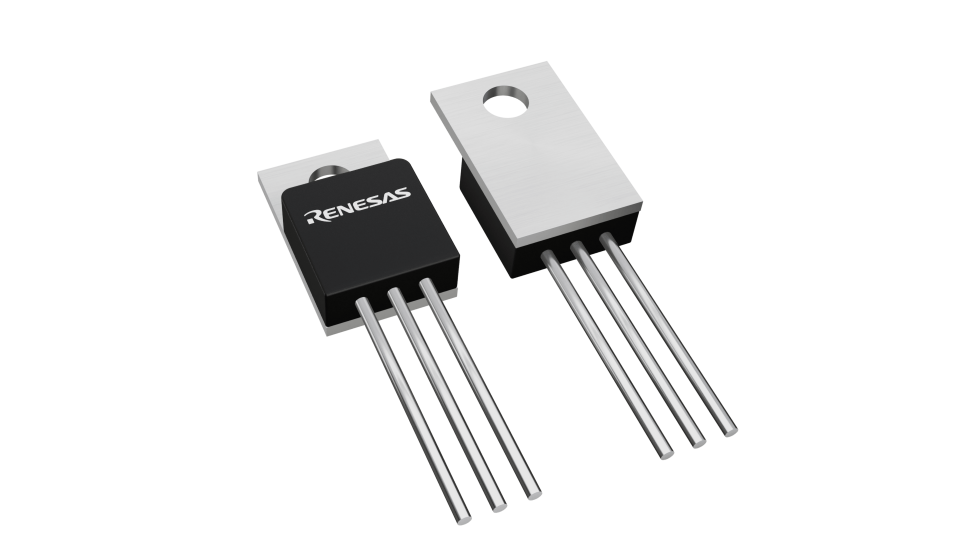3D illustration featuring top and bottom views of CAN IC chip package with 3 lead count.