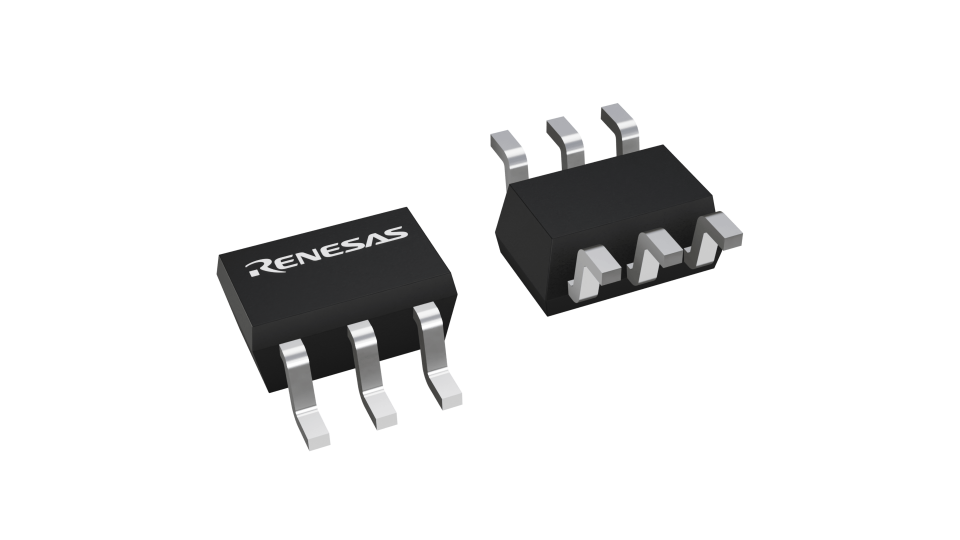 3D illustration featuring top and bottom views of CMPAK chip package with 6 lead count.