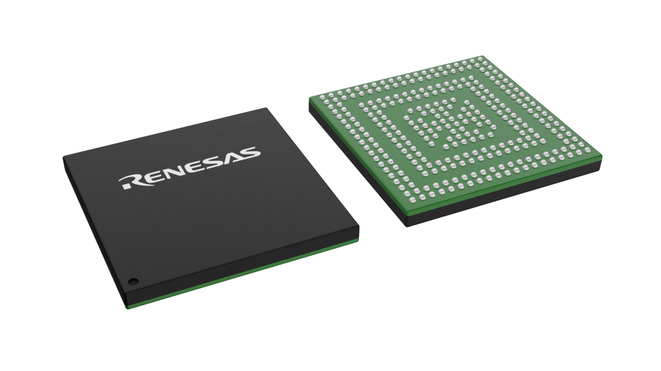 3D illustration featuring top and bottom views of FBGA chip package with 292 lead count.