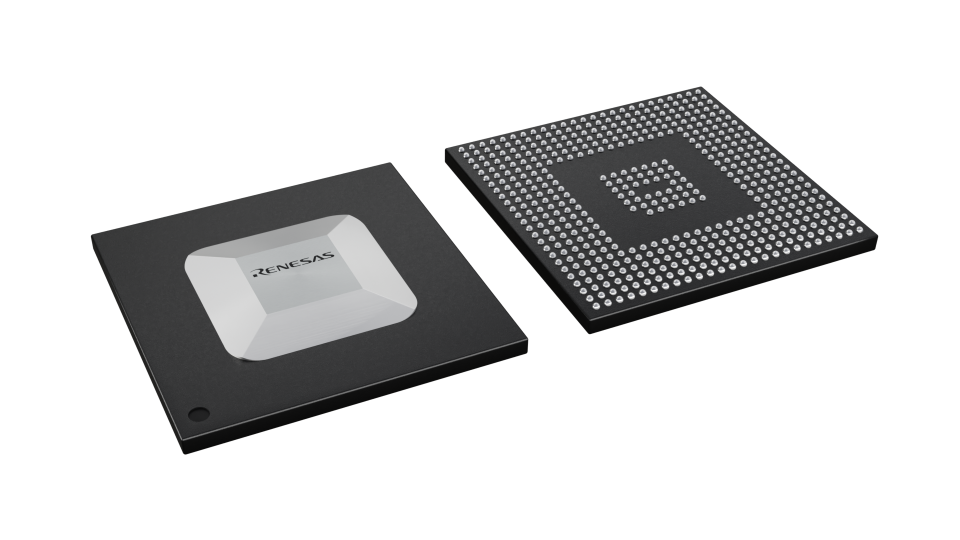 3D illustration featuring top and bottom views of FCBGA IC chip package with 501 lead count.