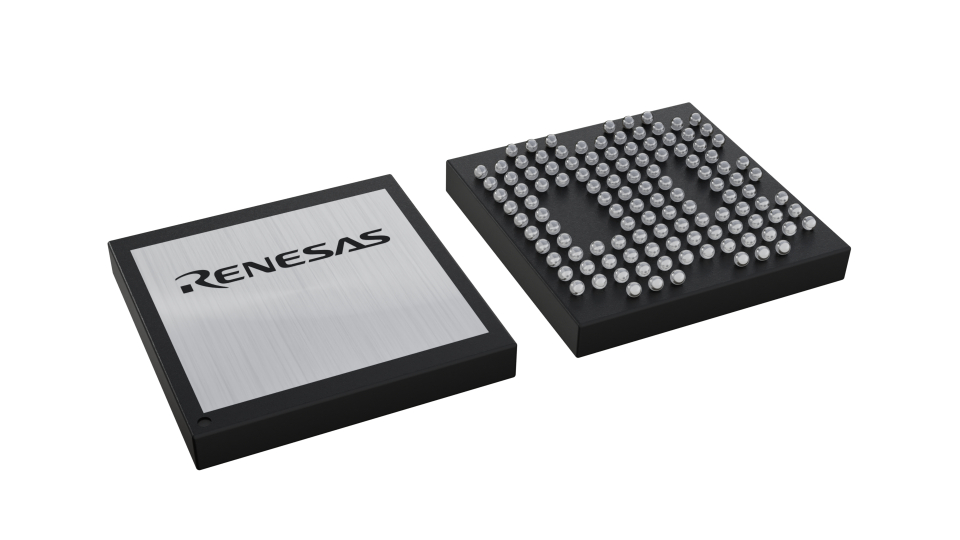 3D illustration featuring top and bottom views of FCCSP IC chip package with 118 lead count.