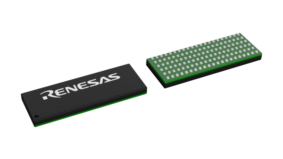 3D illustration featuring top and bottom views of FCCSP IC chip package with 126 lead count.