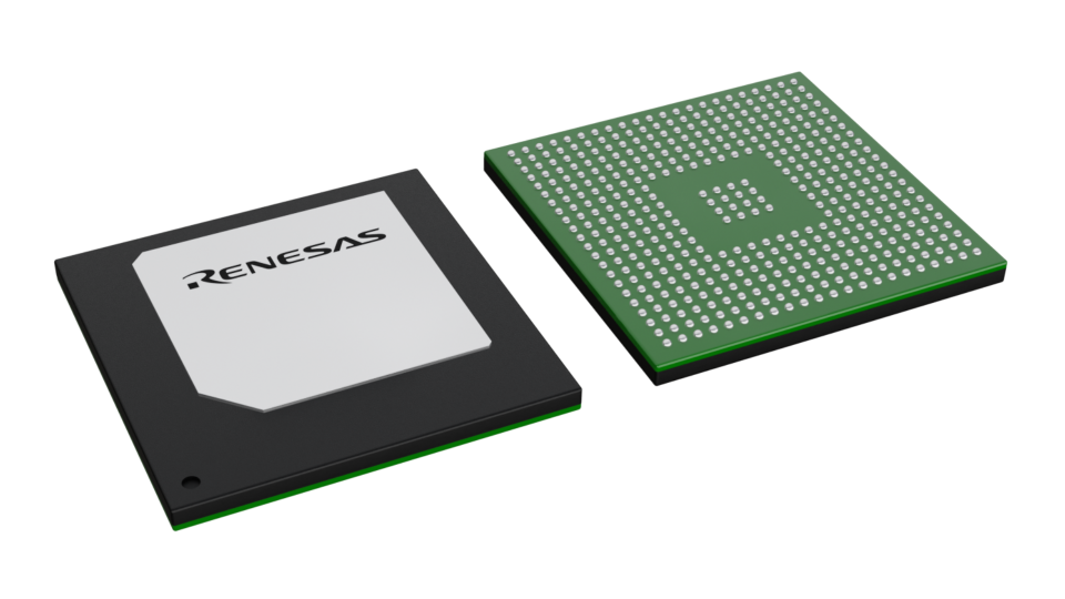3D illustration featuring top and bottom views of HFBGA chip package with 436 lead count.