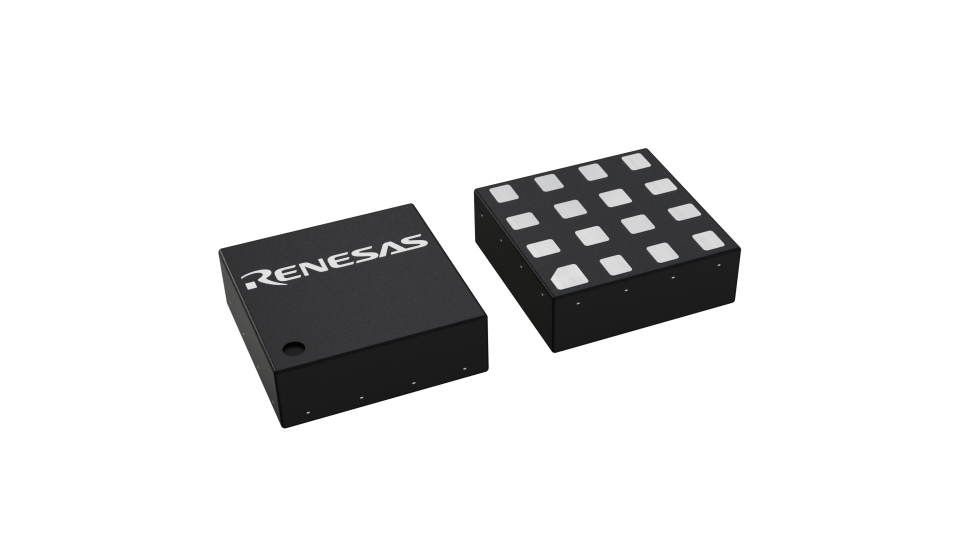 3D illustration featuring top and bottom views of MSTQFN chip package with 16 lead count.
