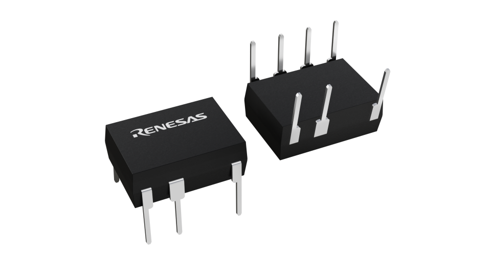 3D illustration featuring top and bottom views of PDIP chip package with 7 lead count.