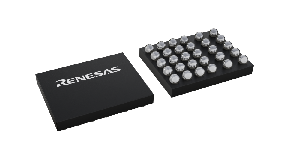 3D illustration featuring top and bottom views of SWFBGA chip package with 30 lead count.