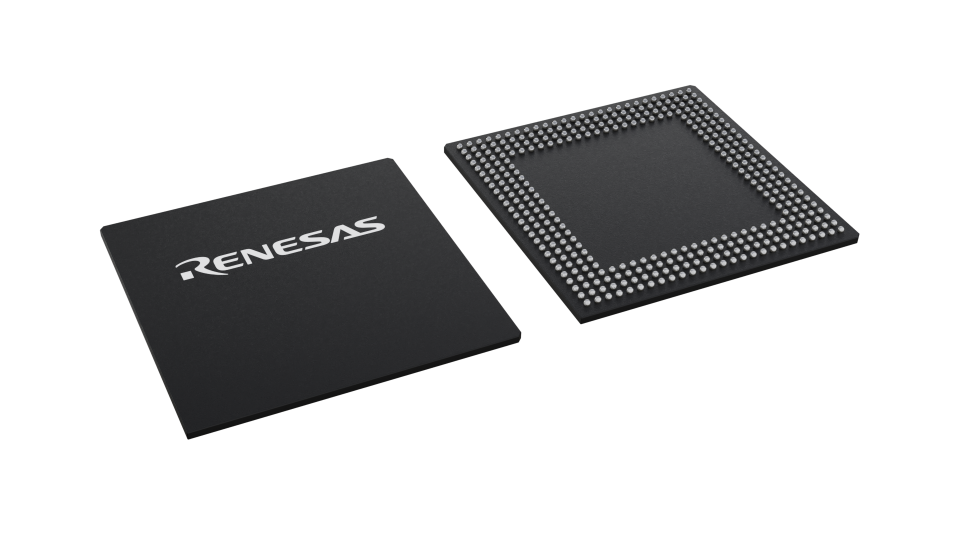 3D illustration featuring top and bottom views of SBGA IC chip package with 352 lead count.