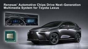 Renesas’ Automotive Chips Drive Next-Generation Multimedia System for Toyota Lexus