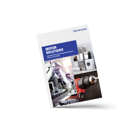 Brochure cover page for motor solutions