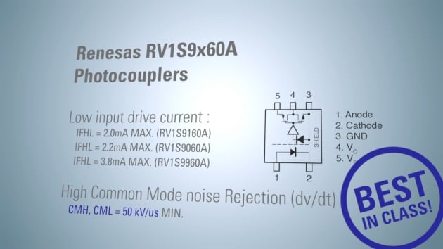 Renesas RV1S9x60A Photocouplers