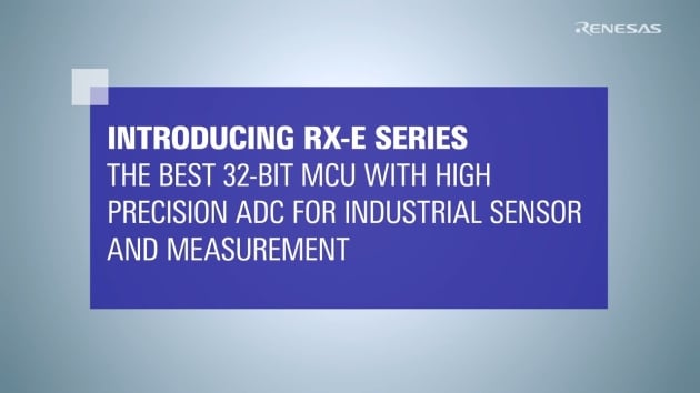 RX-E series with High Precision ADC for Industrial Sensors